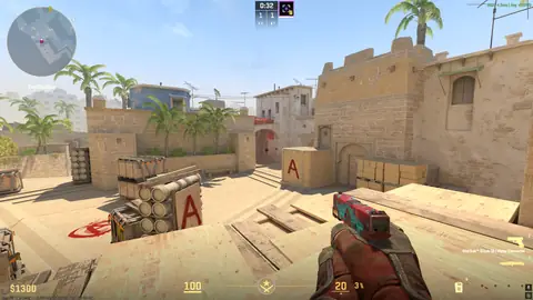 CS2 POV on Mirage from 2w1ce